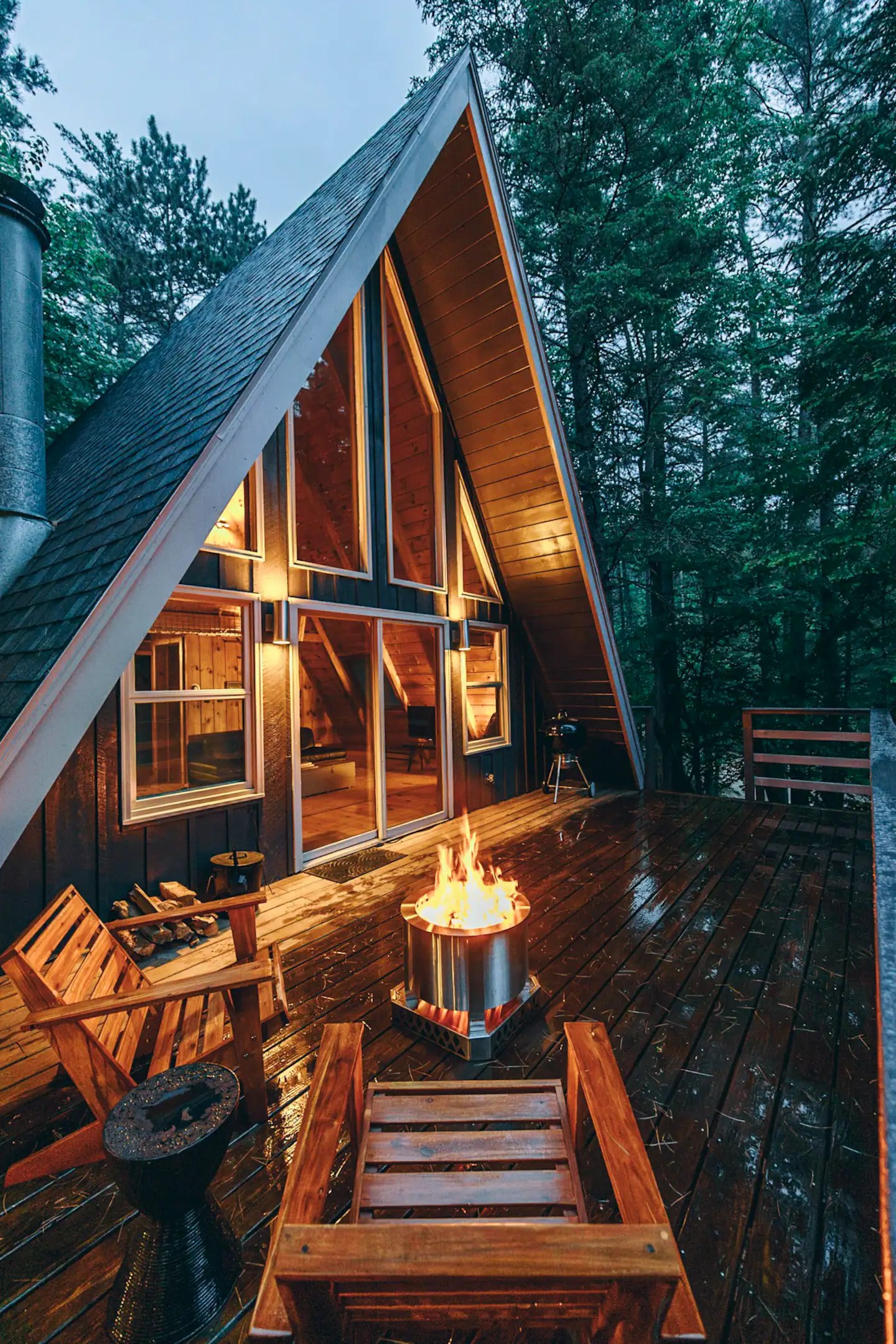 The Good Chalet Aframe in Jay, New York, United States